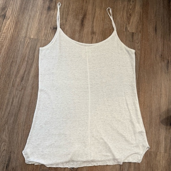 Brochu Walker Tops - Brochu Walker Tank Top Women’s Small White 100% Linen Cami Minimalist Beach